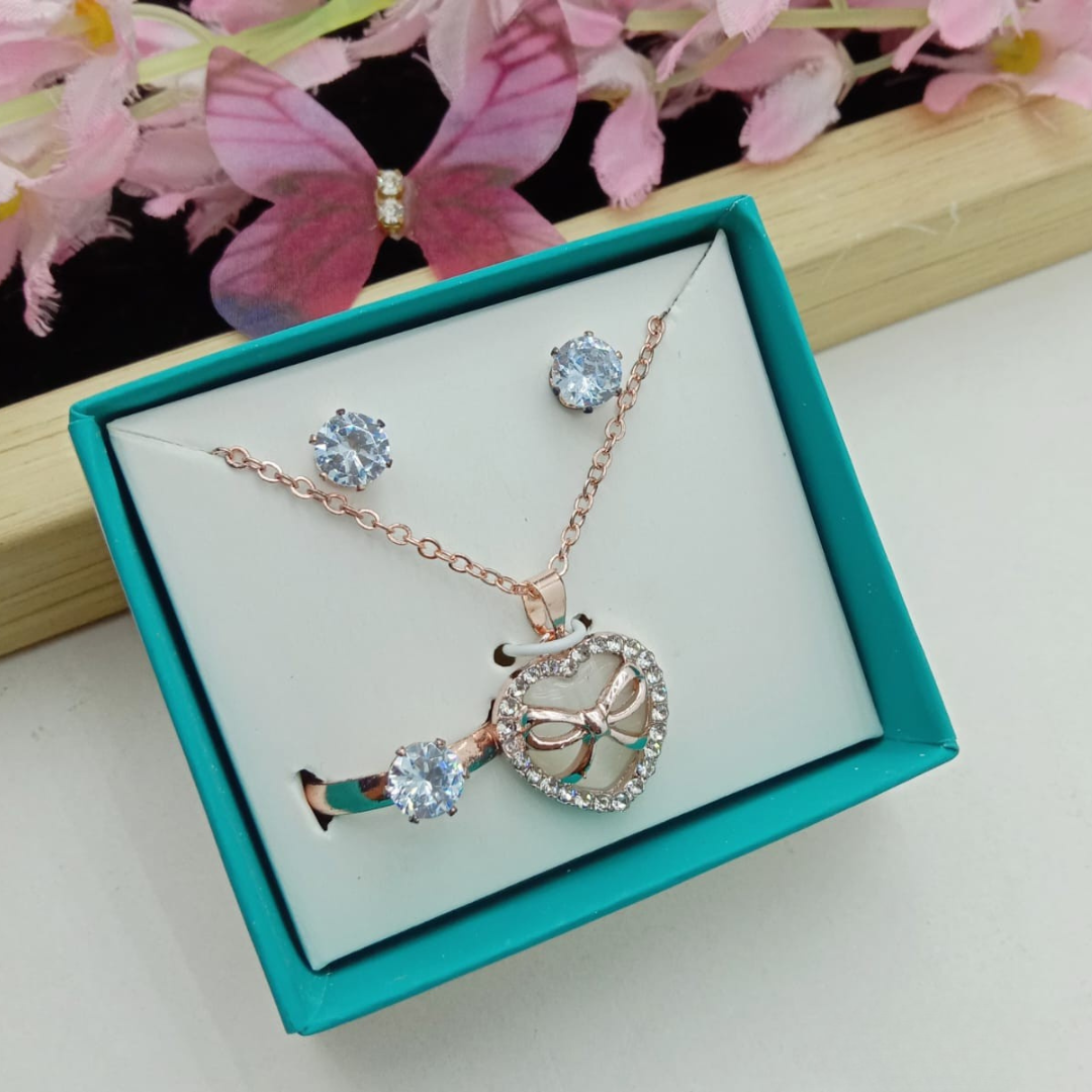 Heartfelt Elegance Rose Gold Set