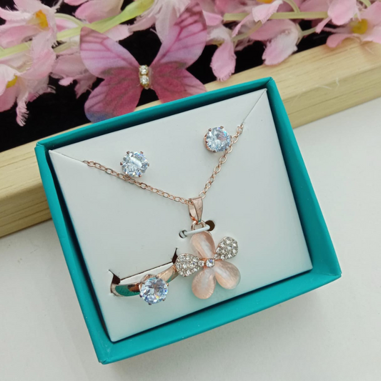 Blush Bloom Rose Gold Set